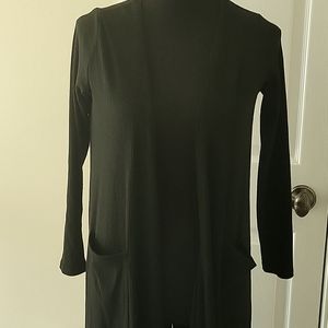 LuLaRoe Sarah Cardigan Duster Black